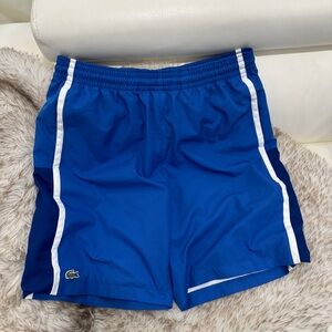 Lacoste Royal Blue Sports Shorts athletic size medium